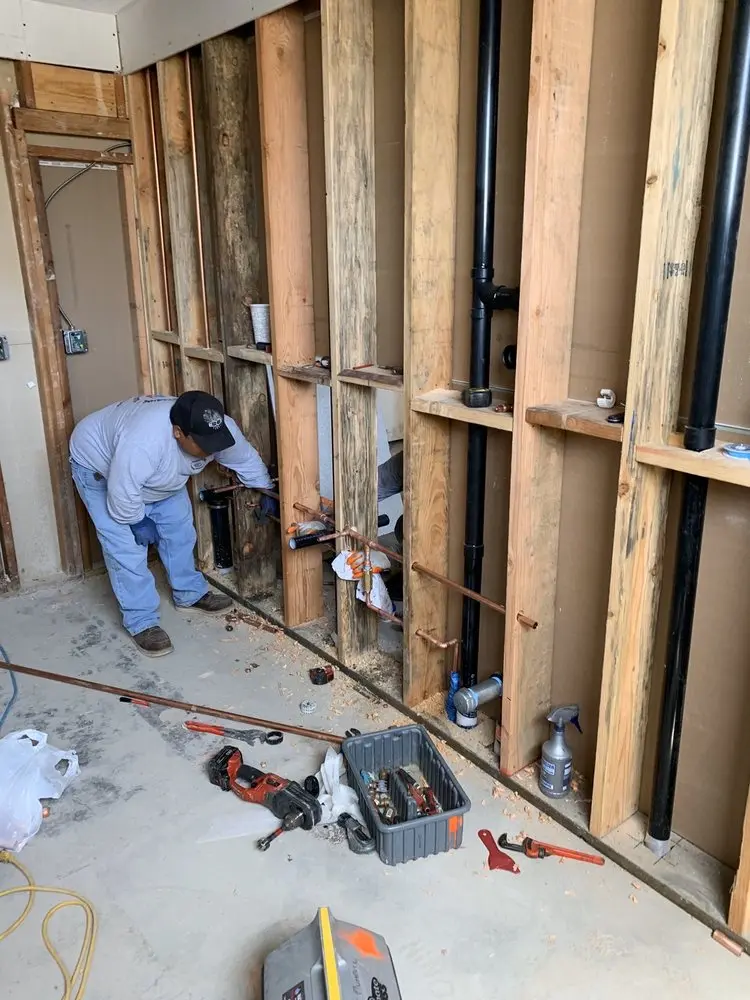 Commercial rough-in plumbing for Commercial Plumbing in Woodlawn Manor